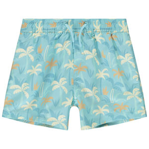 Short de bain imprimé palmiers pour garçon 
