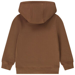 Vest met kap in effen fleece voor jongen 