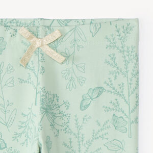 Legging fille imprimé fleurs 