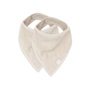 Bavoir bandana - Nougat 2 pièces  