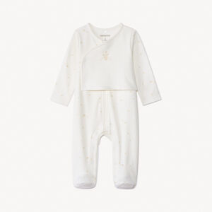 Dors-bien zippé et imprimé effet 2 en 1 pour bébé 