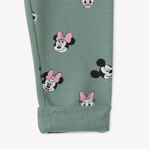 lange fleecebroek met Minnie & Daisy Disney-print voor meisjes 