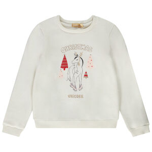 Pull de Noël en tricot pour fille 