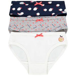Lot de 3 culottes en coton pour enfant fille 