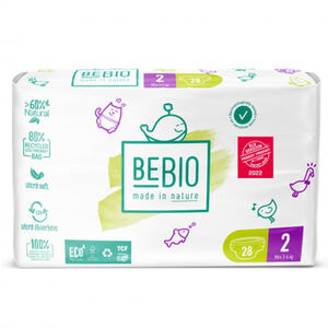 Couches/langes écologiques Taille 2 Mini 3 à 6kg 28 couches 