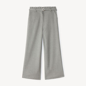 Flanellen broek voor meisjes met stras hart 