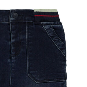Jeans met denim effect en elastische taille voor baby jongen 