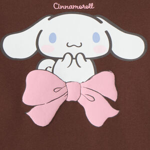 Sweat voor meisjes met Cinnamoroll, Hello Kitty en haar vrienden print. 