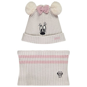 Ensemble bonnet + snood Minnie Disney pour fille 