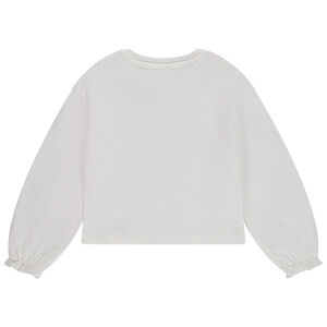 Sweat molleton court print hirondelle fille 