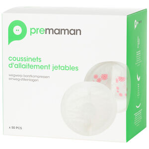 Coussinets d'allaitement jetables x50 