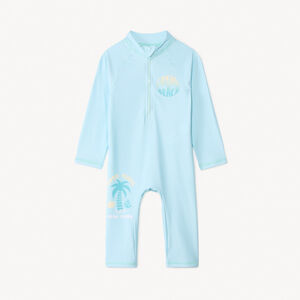 Badeoverall met lange mouwen, anti-UV, fantasiedruk voor babyjongen 