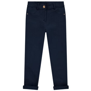 Pantalon uni en molleton pour fille  