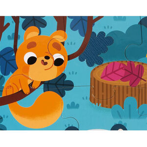 Puzzle tactile Les animaux de la forêt 20 pièces 