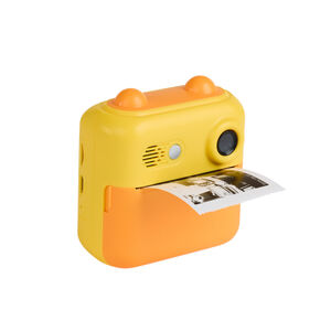 Kindercamera met directe print – Geel 
