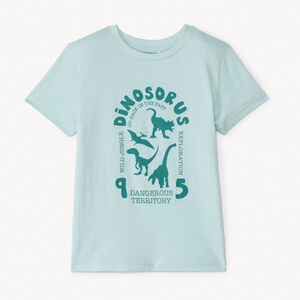 T-shirt met korte mouwen voor jongens met print 