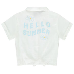 Korte mouwen blouse met bloemenprint voor meisjes 