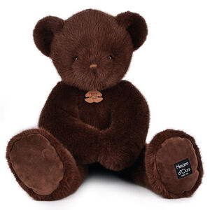 Peluche Ours Clémentin 60CM Choco/Cranberries 