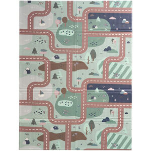 Speeltapijt XXL omkeerbaar motorische ontwikkeling Landform 200x150cm   