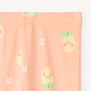 Caleçon corsaire met fantasieprint voor meisjesbaby. 