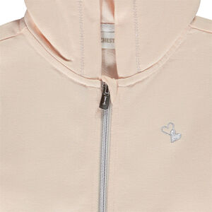 Vest met kap in effen fleece voor meisjes 