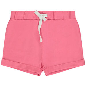 Short uni en jersey slub pour bébé fille 