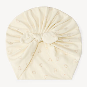 Hoofddoek met turbanschik voor babymeisjes 