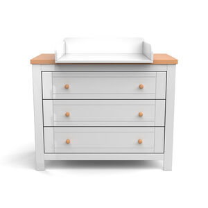 Commode 3 tiroirs avec plan à langer Maidstone 