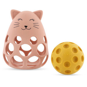 Hochet sensoriel en silicone Mrs. Cat 