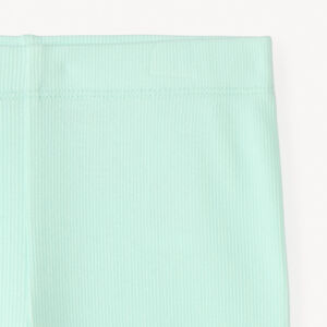 Caleçon cycliste uni in geribbelde stof voor meisjes 