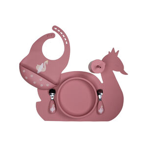 Set de table silicone Cygne Ivy - Swan Dusty Rose 