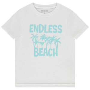 T-shirt korte mouwen met fantasieprint voor jongen 