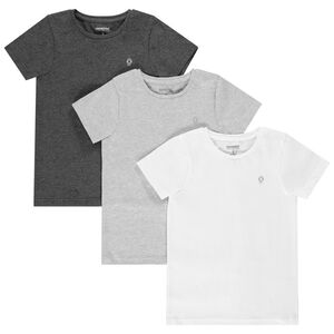 Set van 3 korte mouwen onderhemdjes in jersey voor jongens 