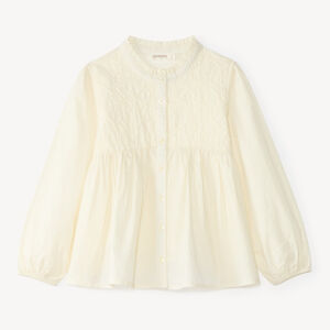 Meisjes blouse met lange mouwen en fantasie borduursels 