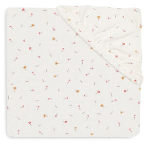 Hoeslaken bed 60x120 jersey Pretty Picnic Flower Drops 