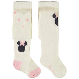 Lot de 2 collants épais Minnie Disney pour bébé fille 