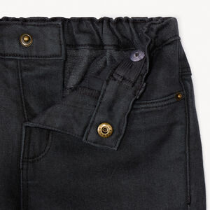 Effen jeans met een elastische taille voor babyjongens 