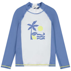 T-shirt manches longues anti-UV avec print palmier pour garçon 