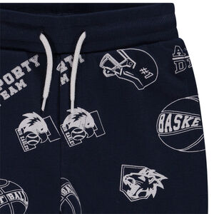 Pantalon de jogging imprimé sports américains pour garçon 