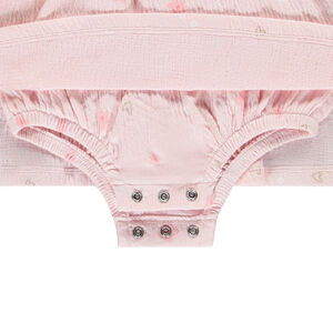 Jurk body 2-in-1 met korte mouwen voor meisjes 