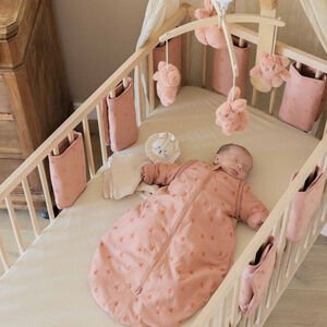 Set de 8 protections de barreaux avec velcro - Hop - Terracotta 