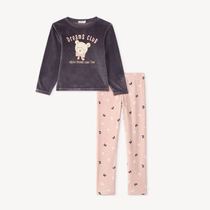 Twee-delige sherpa pyjama voor meisjes 