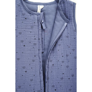 Gigoteuse TOG 2 imprimé cœurs en gaze de coton 