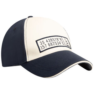 Casquette bicolore patch coordonnées GPS pour garçon 