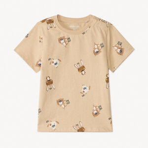 T-shirt met korte mouwen voor jongens met print 