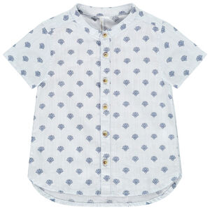 Chemise manches courtes imprimé palmiers pour bébé garçon 