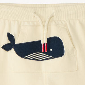 Korte broek met kangoeroezak voor babyjongen 