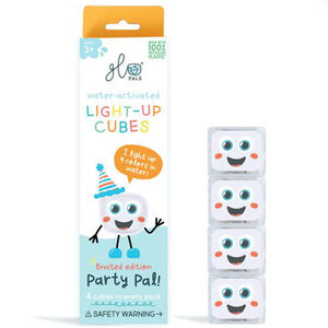Badspeelgoed 4 lichtgevende blokjes in het water 3jaar+ Party Pal White 