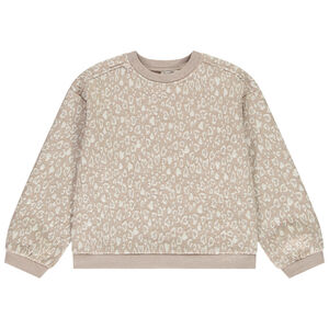 Sweat en jacquard motif cœurs pour fille 