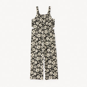 Lange bloesem jumpsuit met schouderbanden voor meisjes 